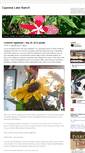 Mobile Screenshot of cypresslakeranch.com